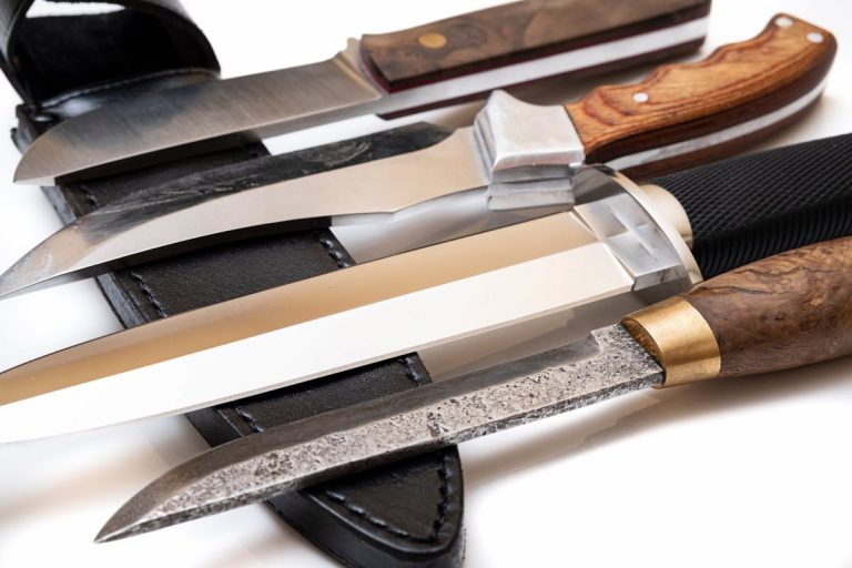 Damascus steel knives