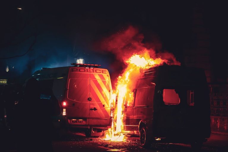 Fire in the Emergency Cars