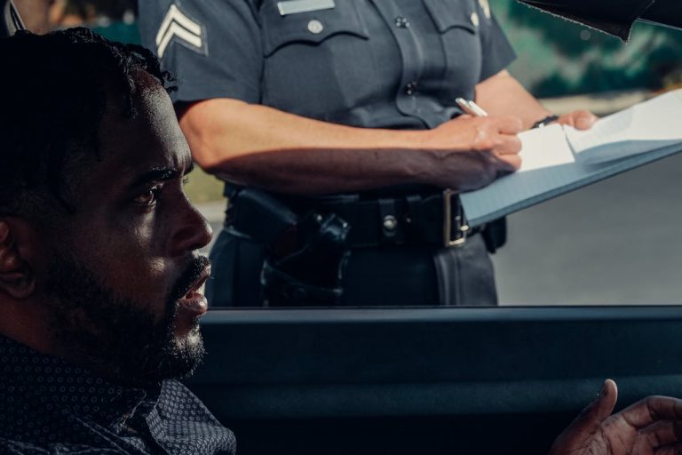 Man in Black and White Checkered Button Up