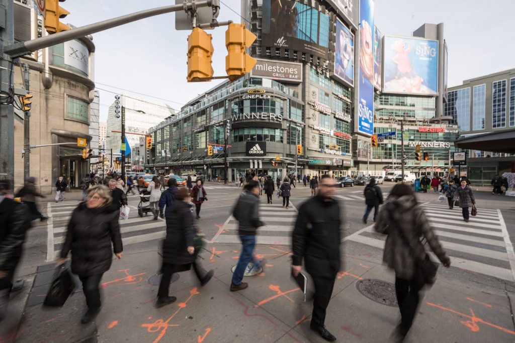 People Walking on Street